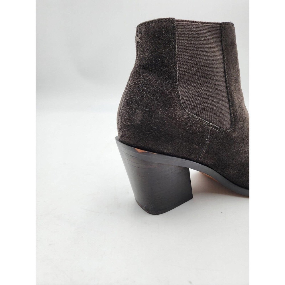 Rag & Bone Razor Chelsea Gray Suede Leather Pointed-toe Ankle Boot 36.5 … - Picture 13 of 15